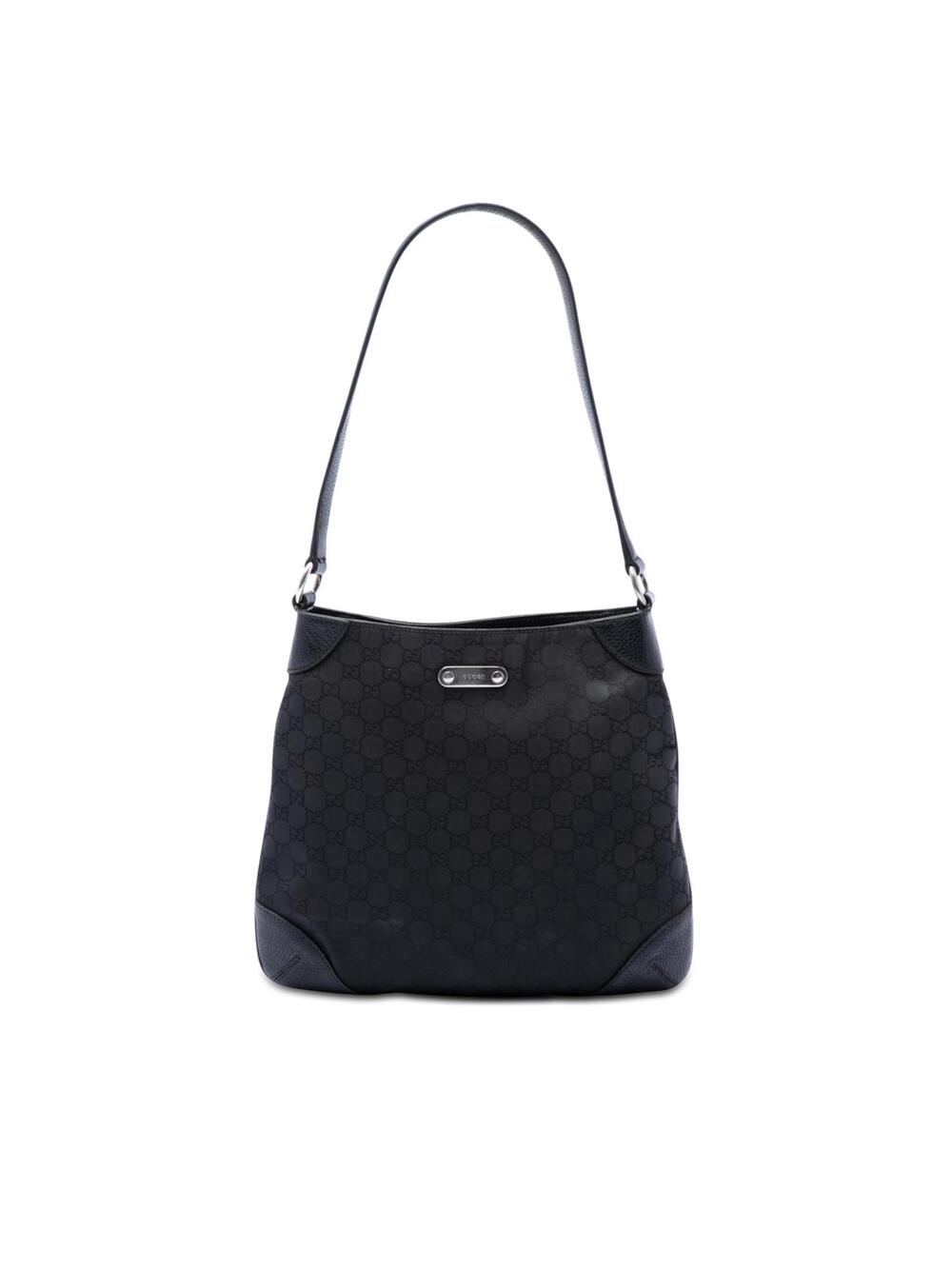 Gucci Gg Denim Shoulder Bag Pre-Loved #292662G50B